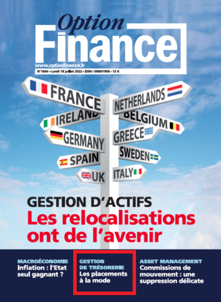 Option Finance - couverture du N 1664 du 15-07-2022
